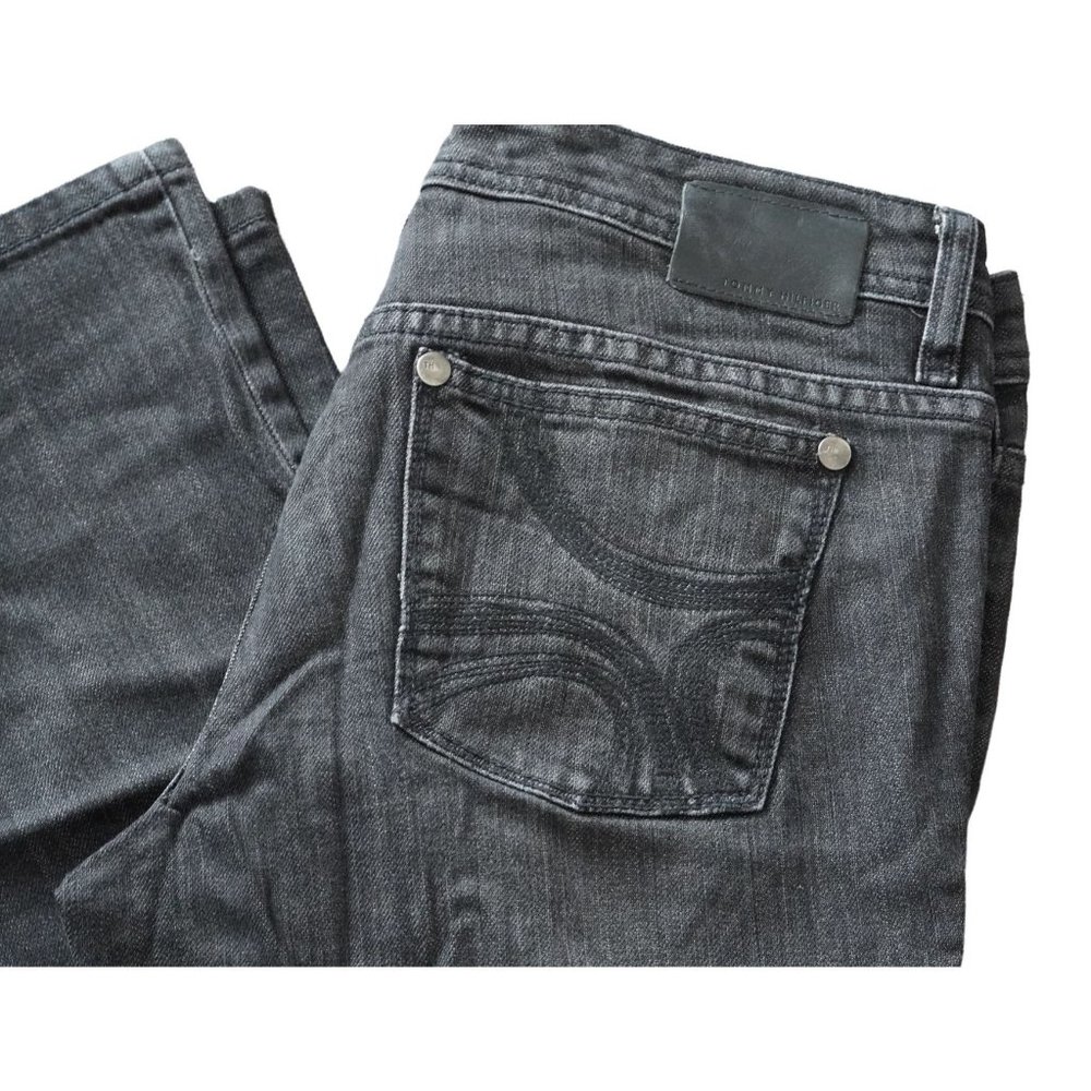 Tommy Hilfiger Black Jeans Womens Size 6 Stretch Denim Boot Cut Low‎ Rise